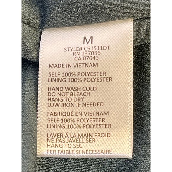 Paper Crane Green Floral Flowy Shorts Elastic Waist Size M - Picture 5 of 7